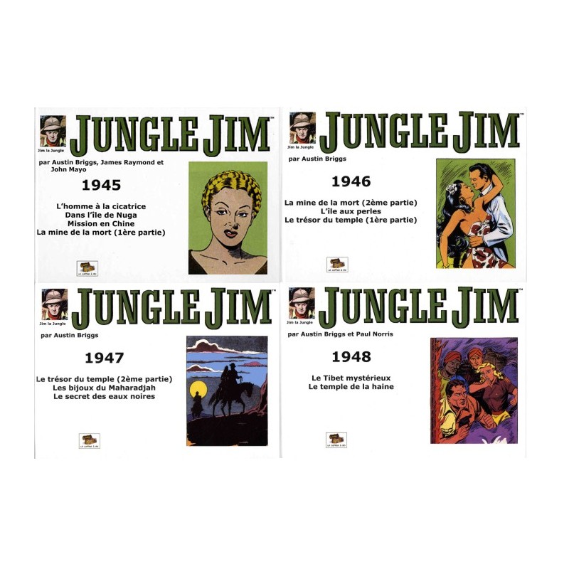 Jungle Jim – Lot années 1945/1946/1947/1948